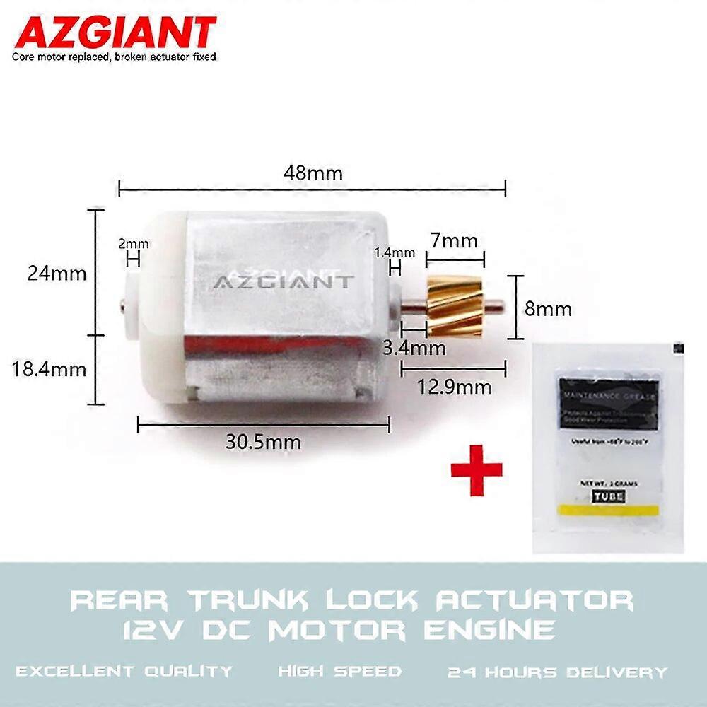 Rear Trunk Lock Actuator Assembly Central Locking System 12V DC Motor Engine For 2016~2020 Fiat tipo 356 FN8U31994