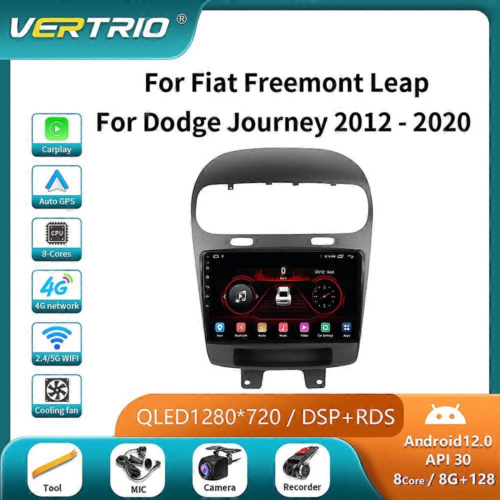 Android 13 Car Radio For Dodge Journey Fiat Leap Freemont 2012~2020 Multimedia Player Navigation 4G Carplay GPS Stereo Head Unit WQ3857