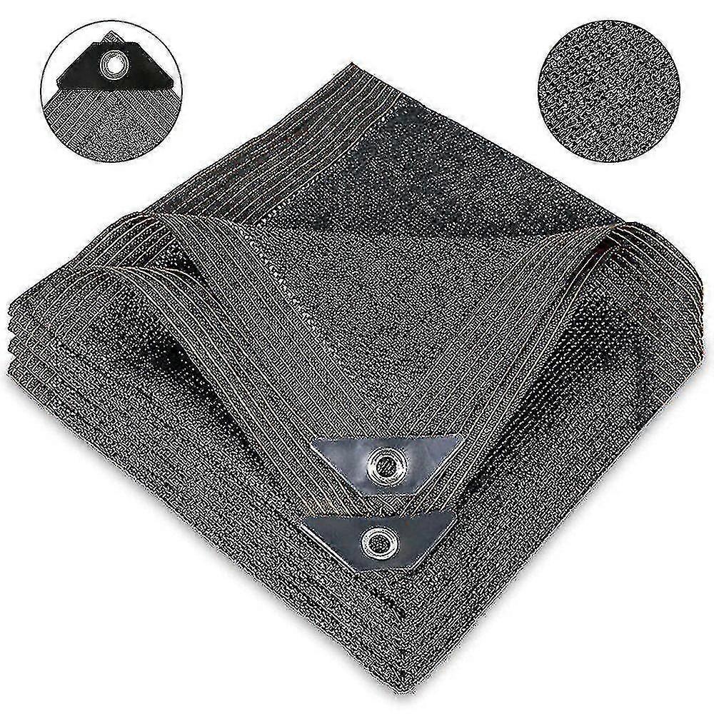 70% Black Shade Cloth Durable Mesh Tarp With Grommets Garden Sunblock Shade Cloth Shading Antifreezing Sun Sails Shelters