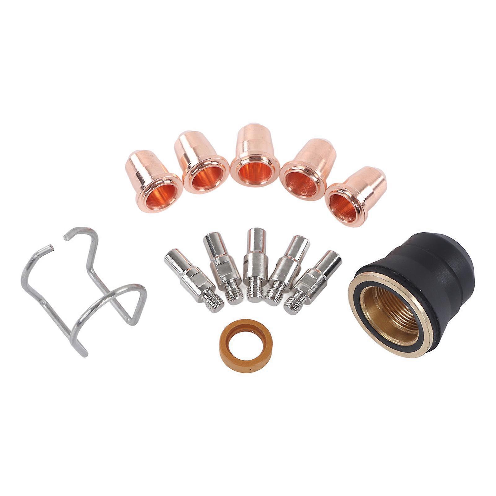 13Pcs Cutter Torch Accessory Kit Red Copper Comfortable Cutter Torch Consumables for Trafimet S45