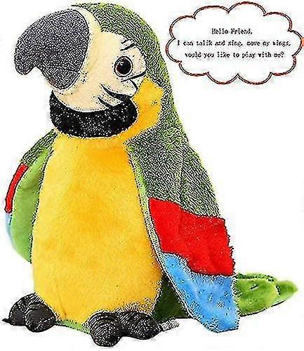 cht-funny talking parrot talking plush toy