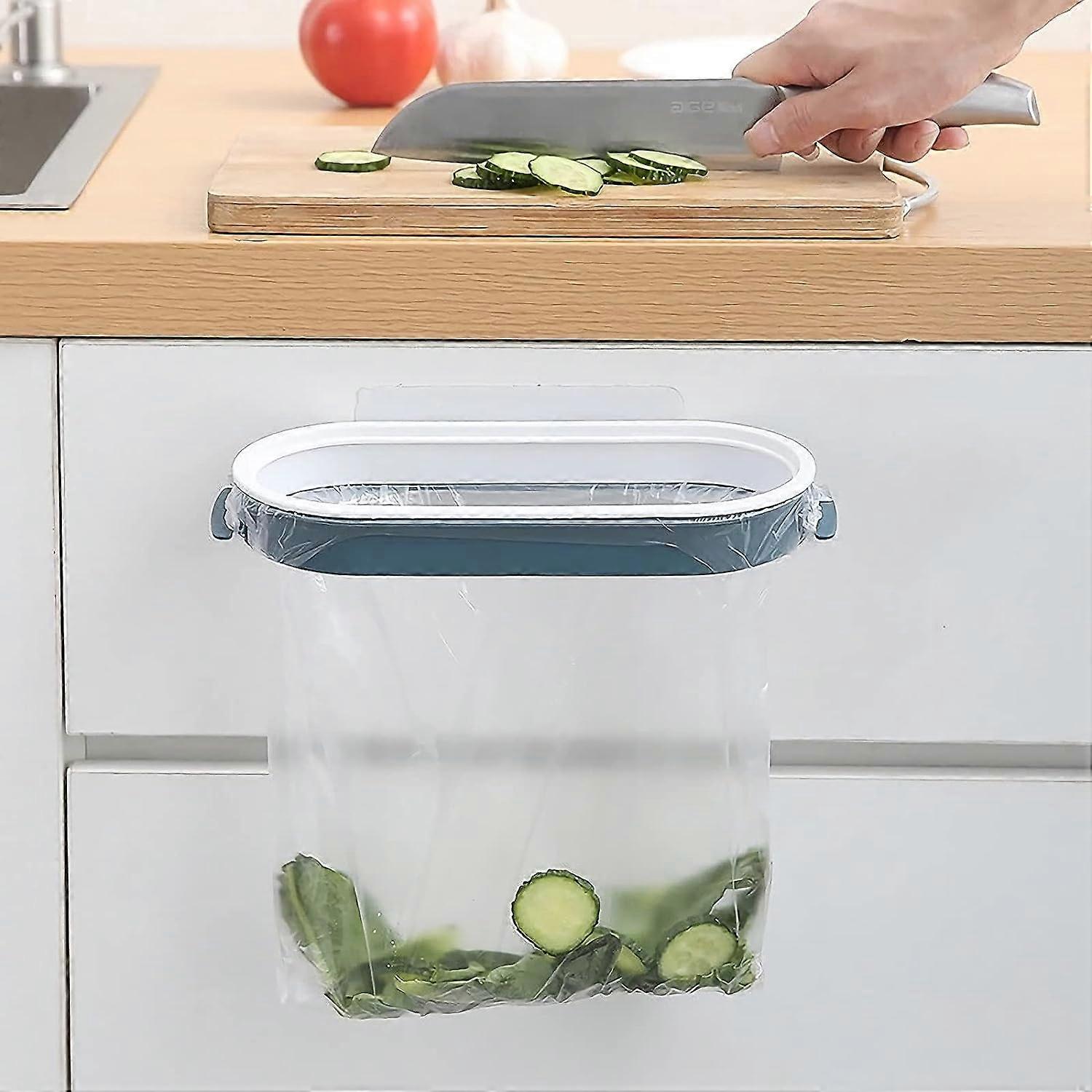 Hangable kitchen garbage Bags Storage Rack, household non - perforating non