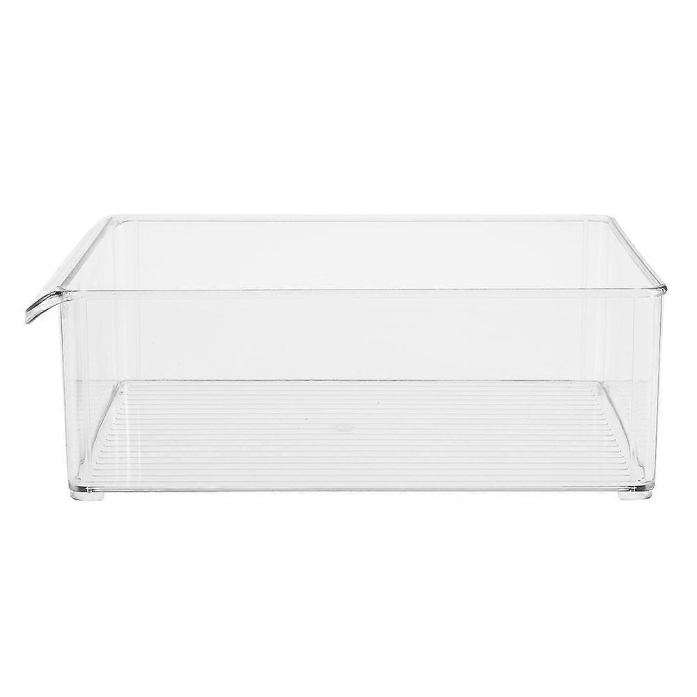Kitchen Fridge Storage Box Slide Plastic Freezer Cold Storage Space Saving Rack ( 6138-Large)