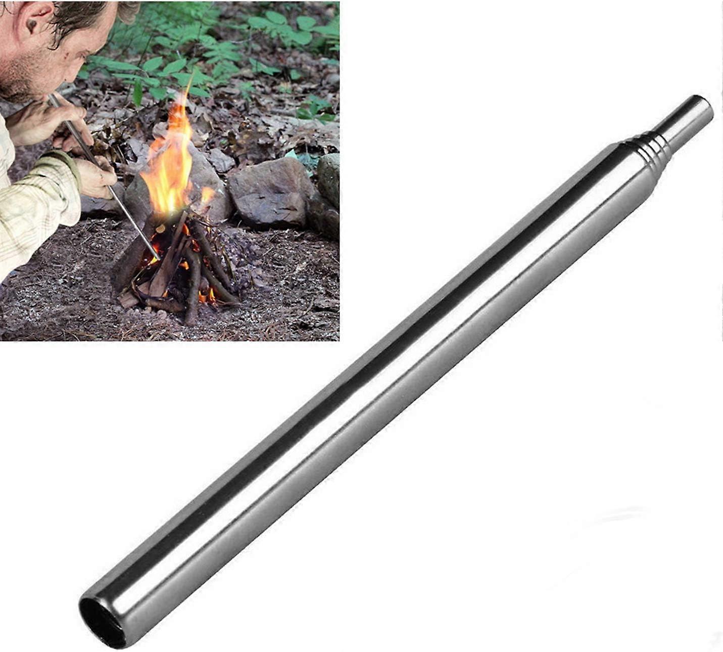 for Flint Fire Starter with Scraper,Outdoor Camping Emergency Survival Tool