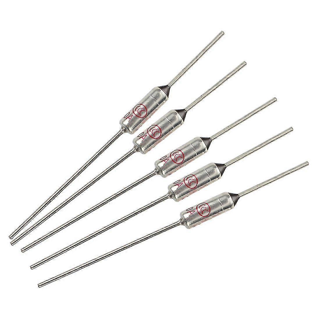 5 Pcs Circuit Cut Off TF 185 Celsius 250V 10A Temperature Thermal Fuses-Excellence