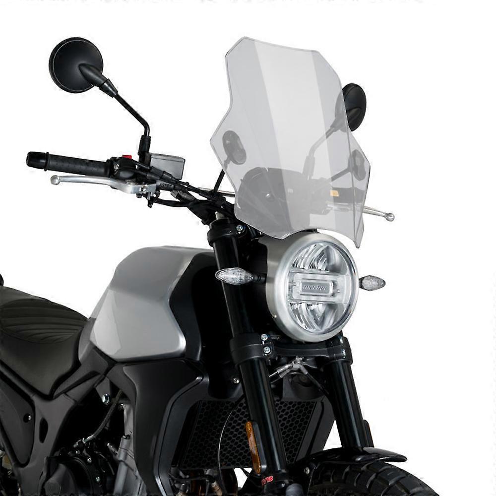 Motorcycle Windscreen Windshield Universal For MACBOR EIGHT MILE 500 SCRAMBLER / STREET