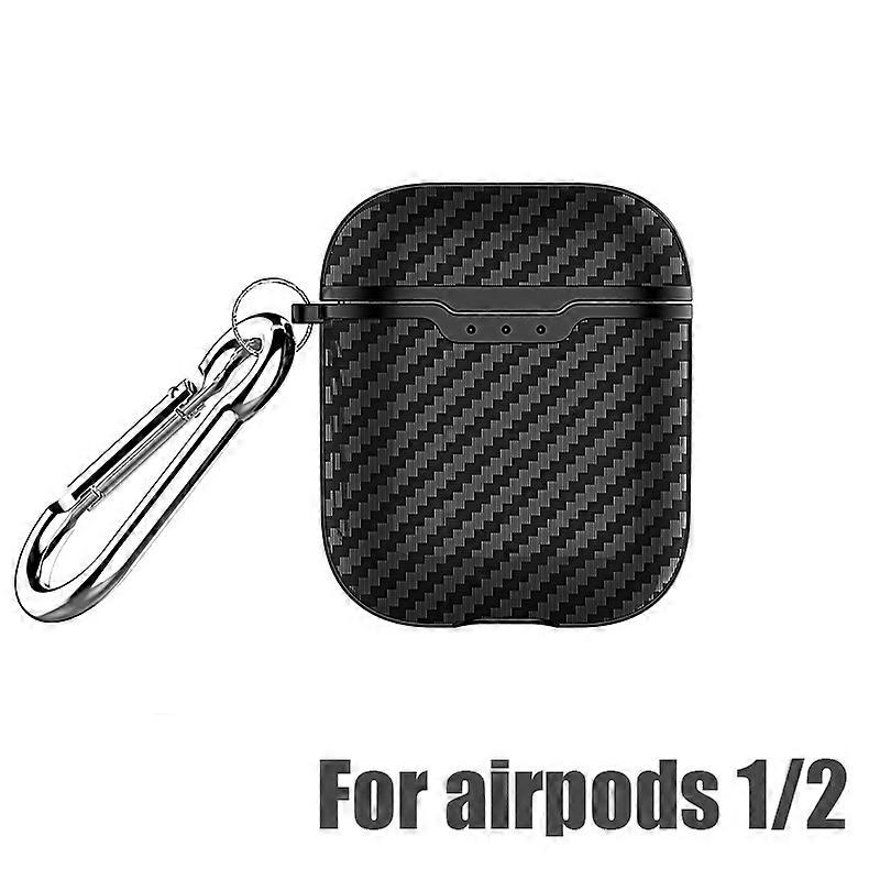 For airpods pro case headphones case Box airpods cover Carbon Fibre texture design TPU soft shell case For airpods 3/2/1