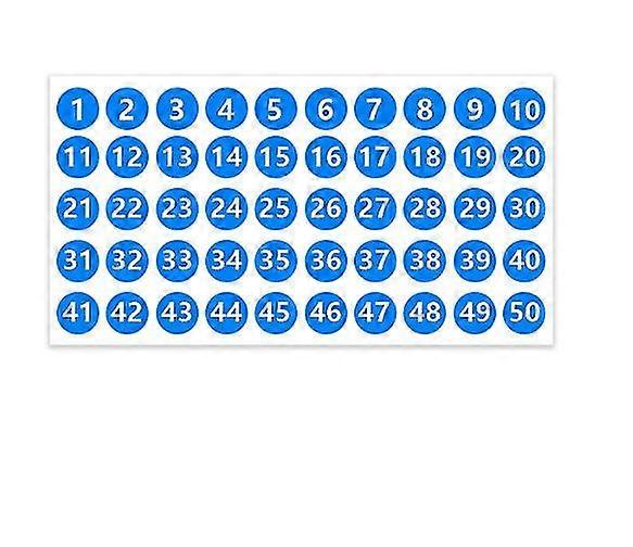 20 Sheets Number Stickers Number Label Stickers Number Stickers Number Labels