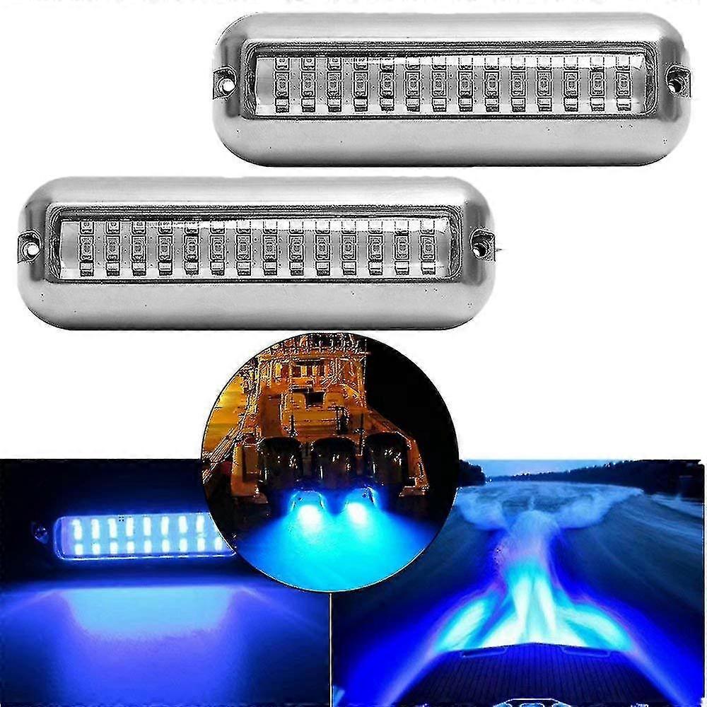 2pcs 42led Boat Drain Boat Transom Under Pontoon E