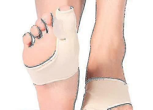 1 Pair Of Toe Braces, Toe And Toe Separator Silicone