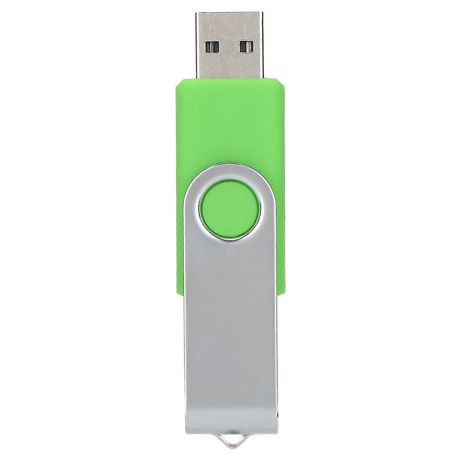 Green Rotatable USB Flash Drive 1GB Portable Storage Memory Stick for PC Tablet