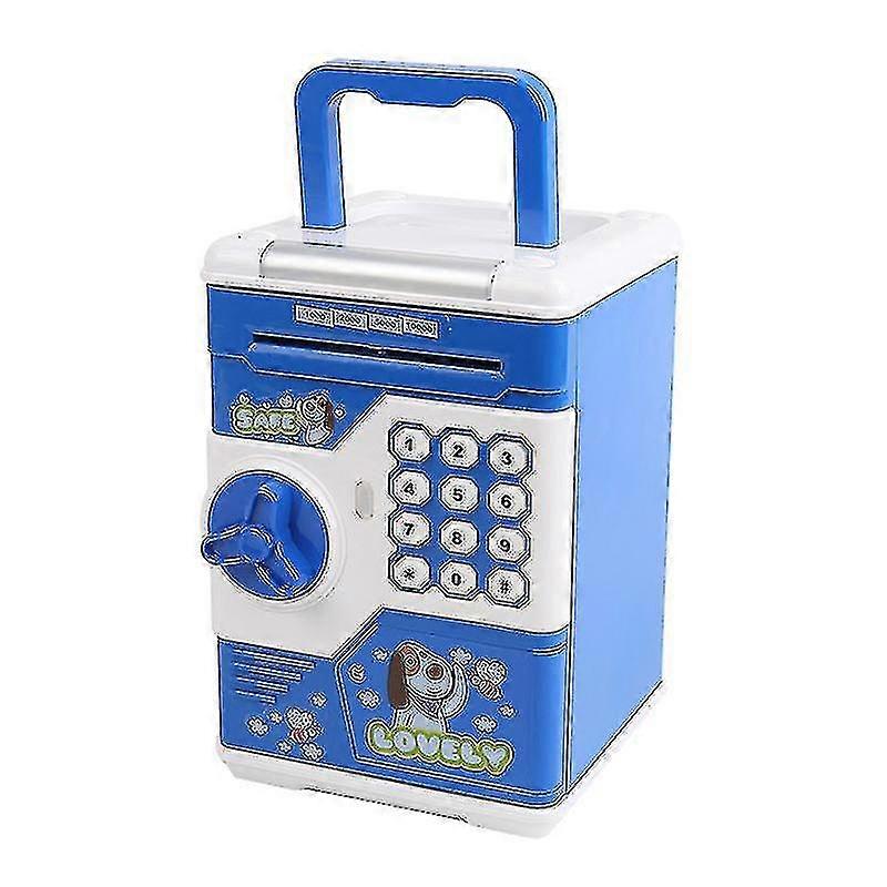 Savings Piggy Bank For Kids Children With Automatic Money Coiling Function And Personal Password Set Without Light