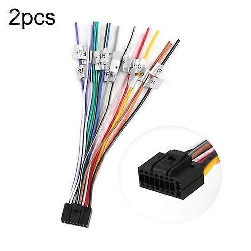 2pcs Palm News Public Version Android Phone Large Screen Navigation Universal Power Speaker Cable Plug(16P)