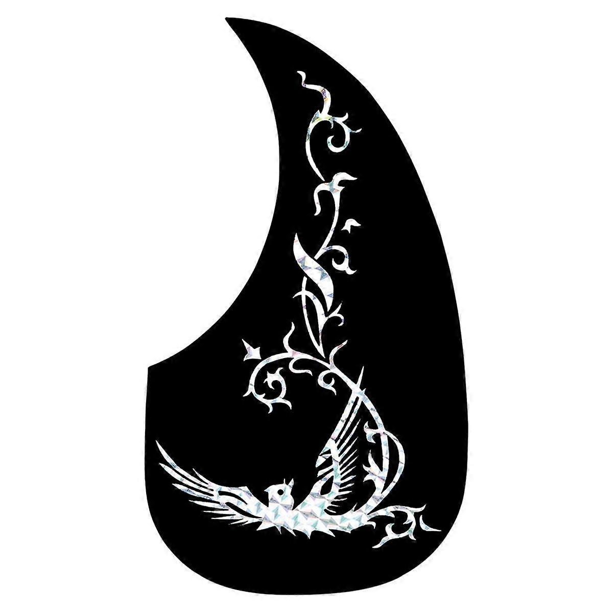 Guitar Anti-Skid Plate Teardrop-Shaped Folk Classical Guitar Pickguard Anti-Scratch Swallow