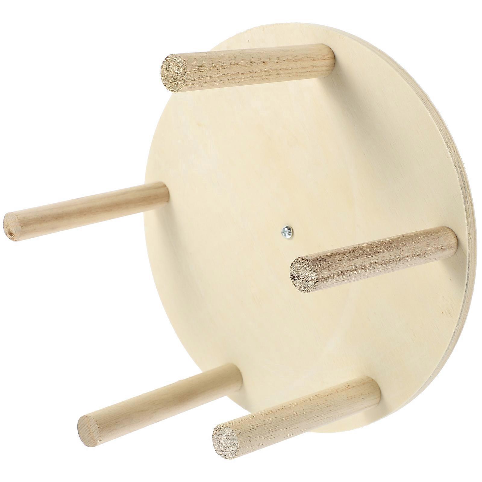 Bird Parrot Perch Wheel Toy Bird Perch Toy Bird Cage Wheel Ornament for Parrot Birds Parakeet