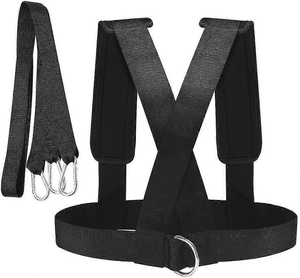 sled harness workout resistance and assistance trainer physical training resistance rope kit improving speed, stamina and strength
