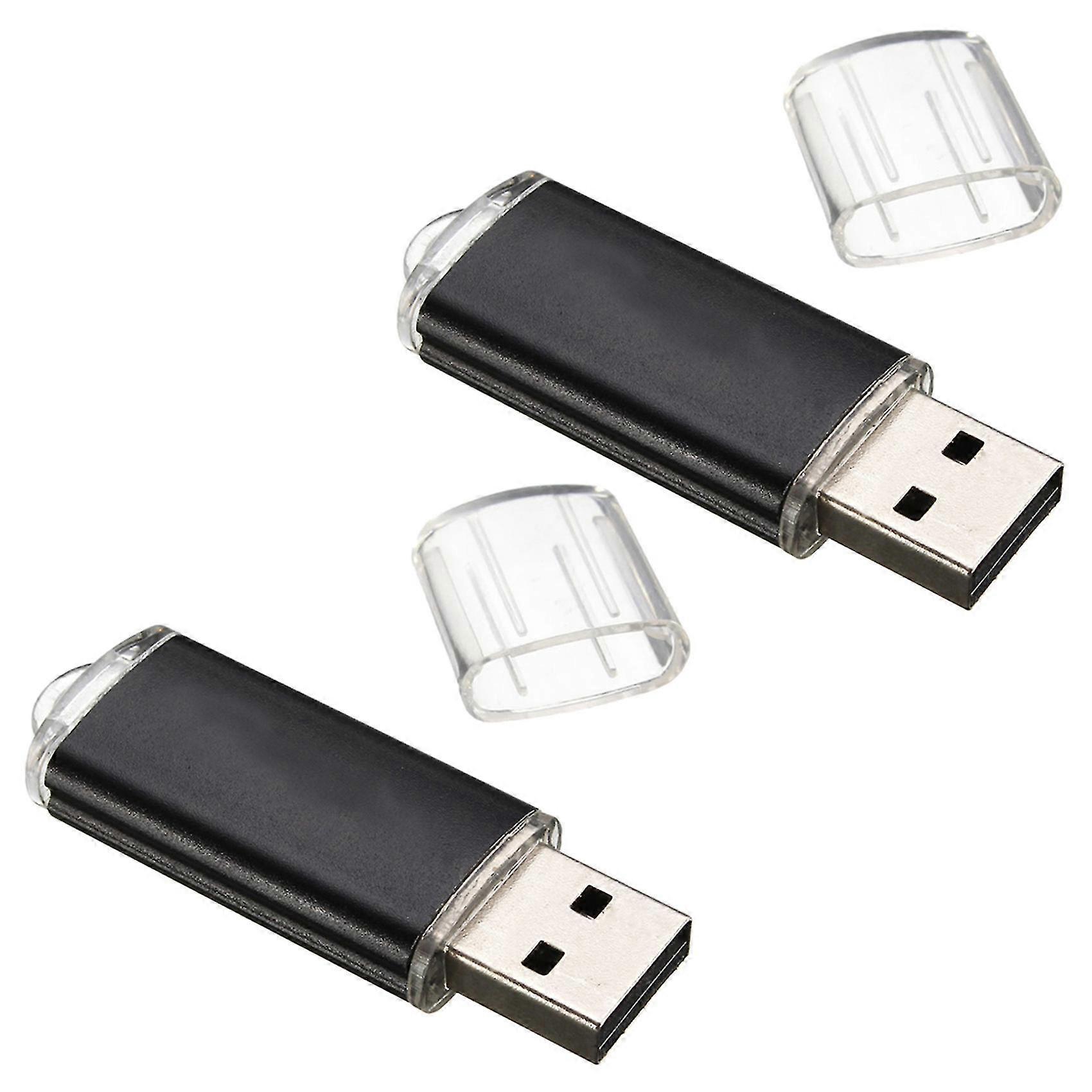 2x Usb Memory Stick Flash Pen Drive U Disk For Ps3 Ps4 Pc Tv Color:black Capacity:1gb