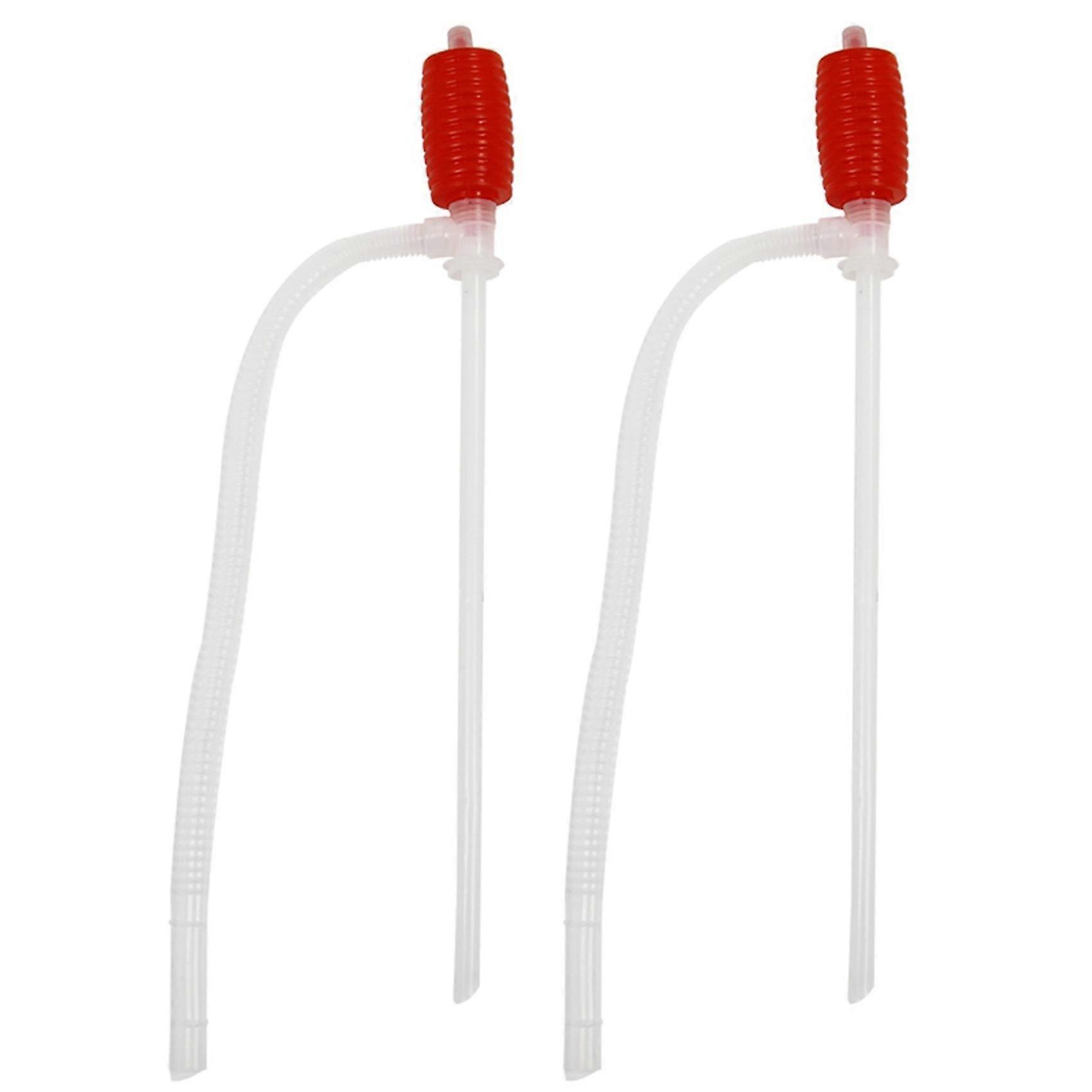 2x Manual / Hand Siphon Pump Compatible with Liquid Transfer