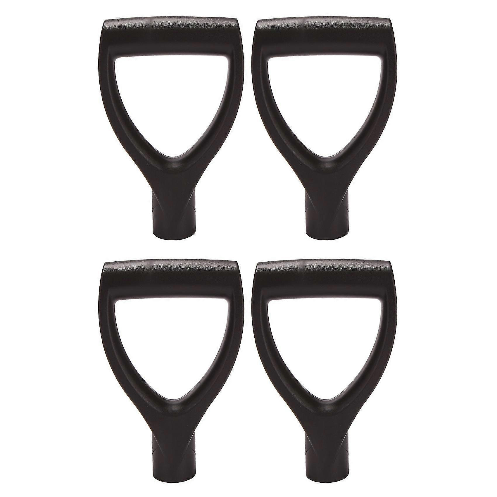 4Pcs D Grip Hand Shovel Handle for Digging Scoop Back Saver Replacement Raking Gardening Tool Snow