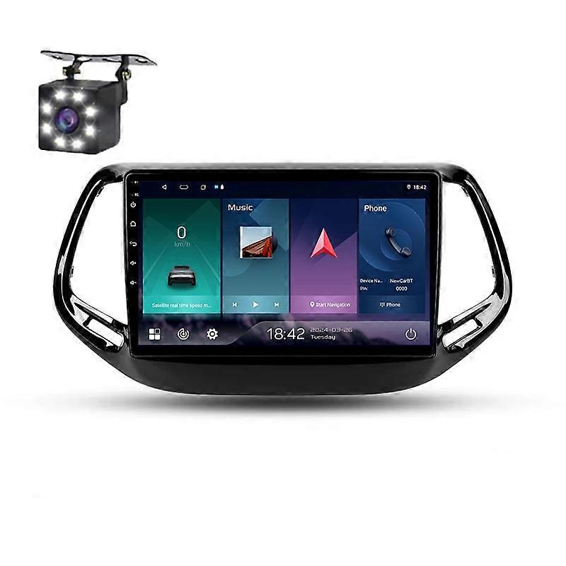 Car Radio Multimedia For Jeep Compass 2 MP 2016 - 2018 Video Player Carplay Auto