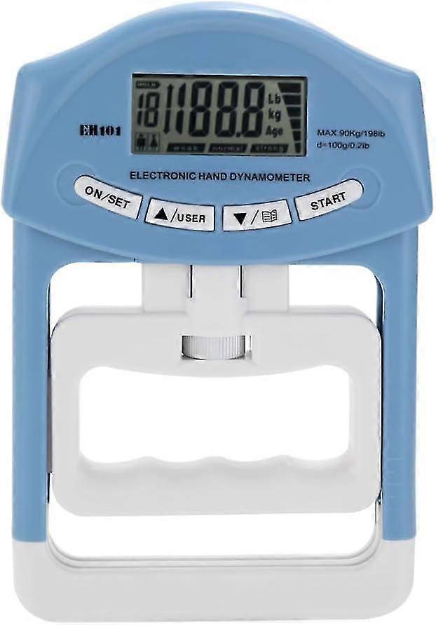 Strength Meter, Digital Lcd Electronic Dynamometer Hand Grip Power Measurement Tool Body Building Gym Exercises Mucle Gripper Strength Meter