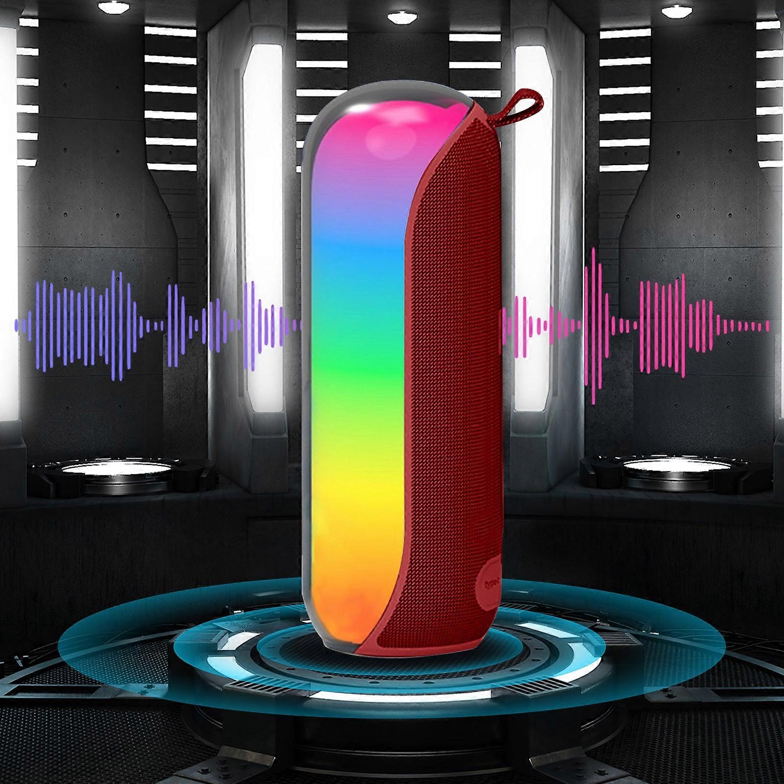 Bluetooth 5.3 Home Wireless Speaker Cool Light Effect Two Speaker Sound Quality Clear Long Range Outdoor Mini Card Insertion Subwoofer