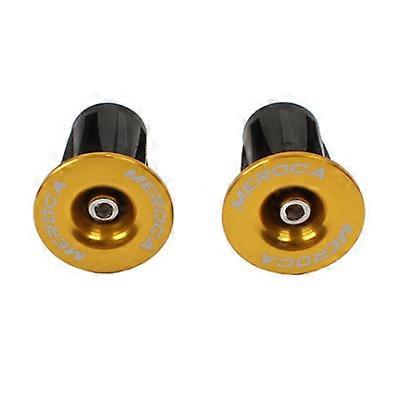 拡張ロックハンドルバーグリップカバーバーはプラグMTBロードバイクアルミキャップを終了します