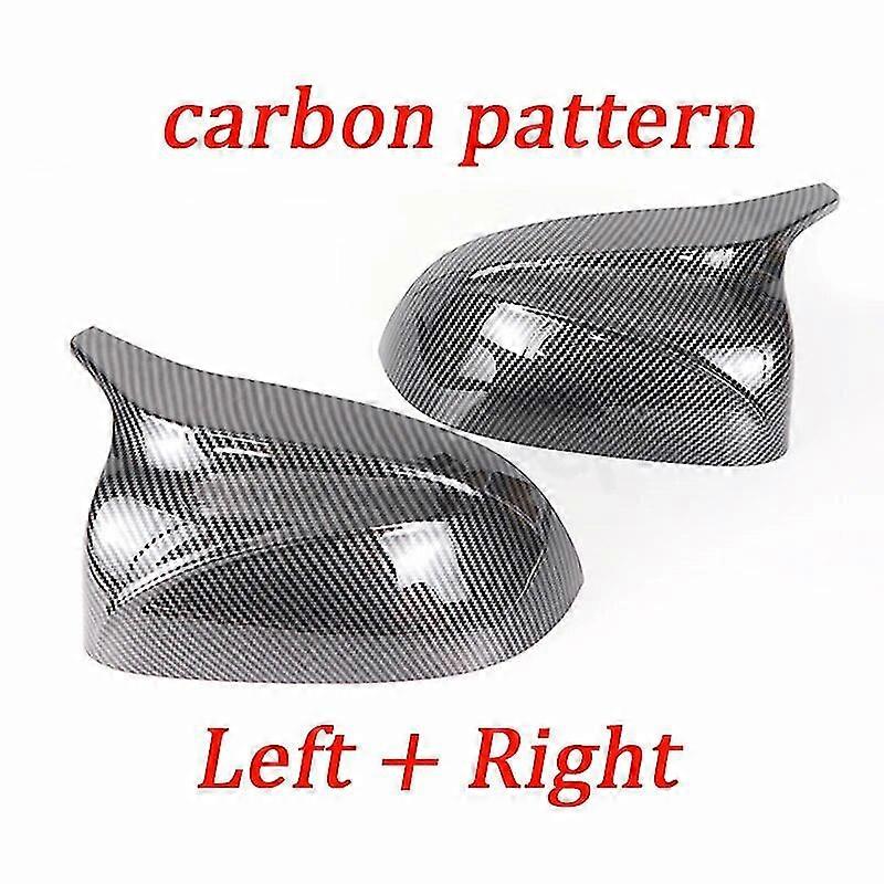 Black Rear Side View Mirror Covers Shell Replacement For Bmw X3 G01 X4 G02 X5 G05 X6 G06 X7 G07 G08 Ix3 2018 2019-2023 M Style