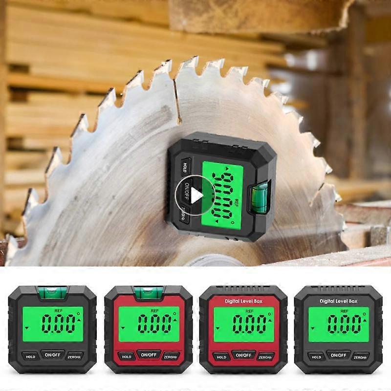 360 Digital Protractor Level Gauge Angle Meter With Magnetic Base LCD Inclinometer Digital Bevel Box Angle Meter Measuring Tool