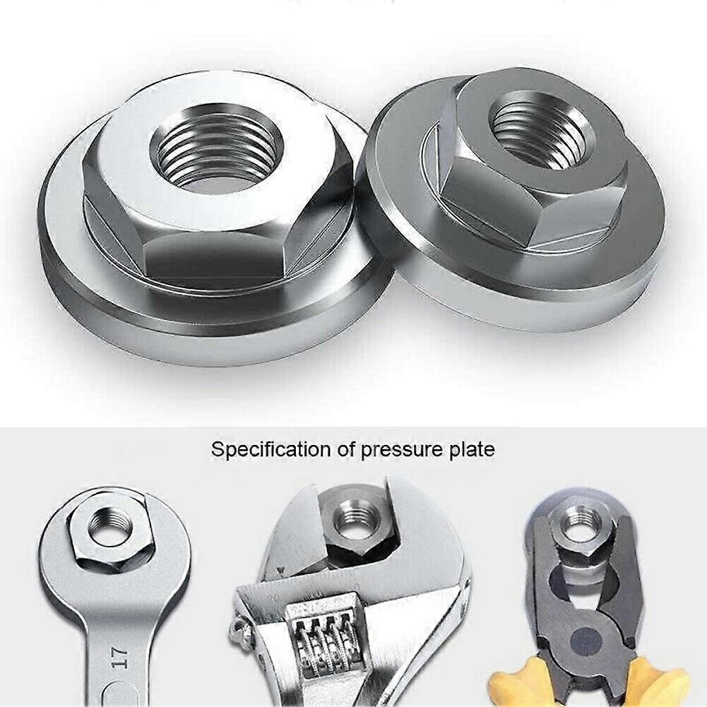 Angle Grinder M14 Thread Hex Flange Nut Set Quick Change Locking Quick Release Locking Flange Hexagon Nut