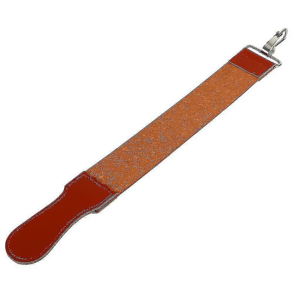 Genuine Leather Strop Strap Barber Straight Razor Folding Knife Shave Sharpener Sharpening Belt