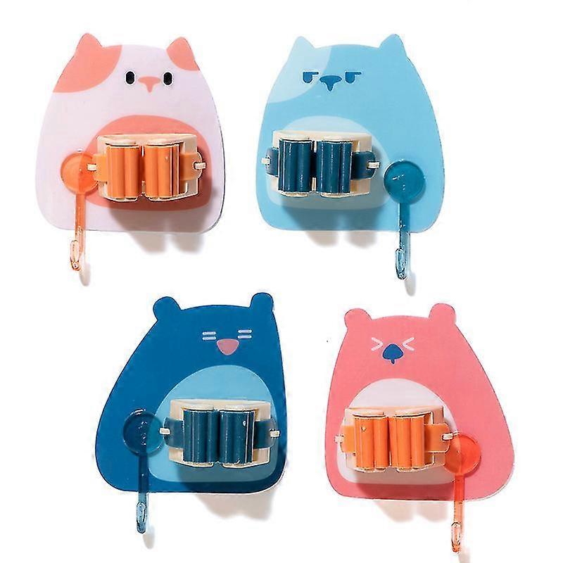 וו מגב ללא ניקוב wc וו אמבטיה קולב מטאטא מוצק ויסקוזה רכוב על קיר תפס וו מגב