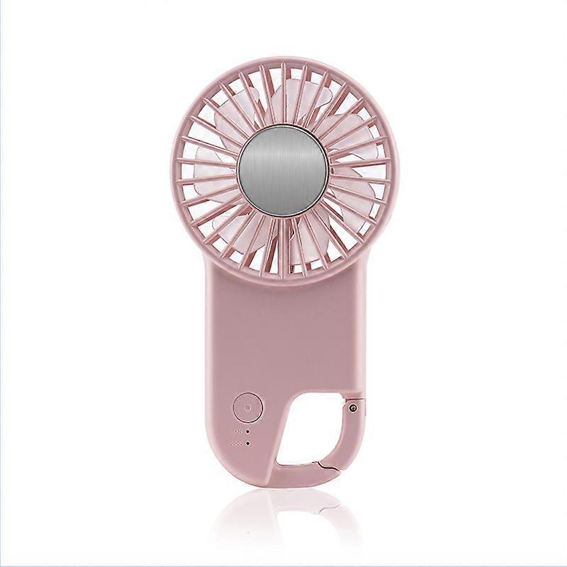 Portable USB Rechargeable Semiconductor Cooling Fan - 3-Speed Mini Handheld Design with Hanging Hook