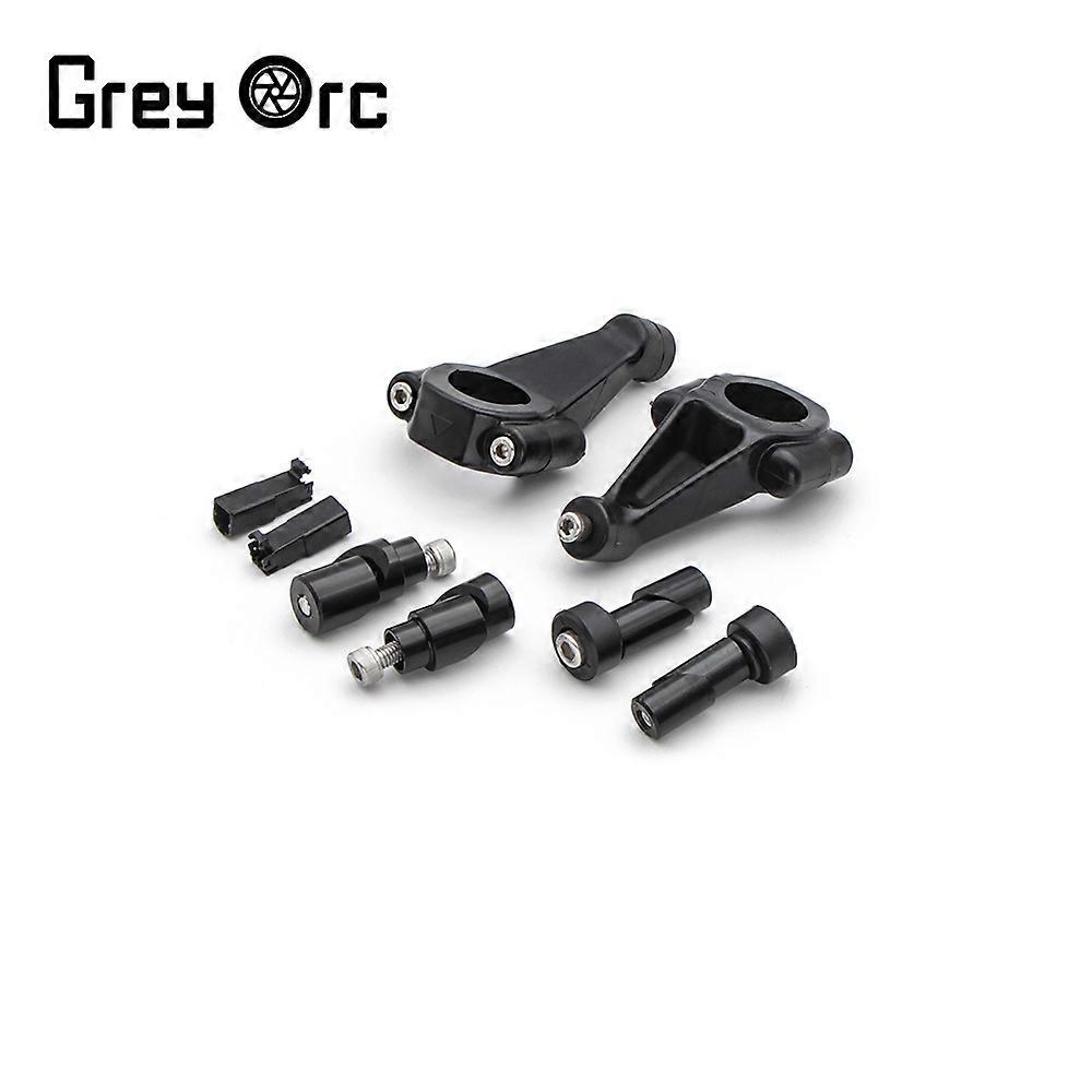 Kit De Protection De Guidon Moto Avec LED - Lot De 2 - Noir ABS - Universel