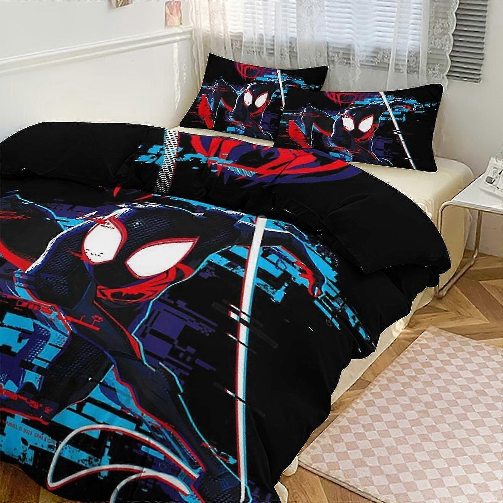 o31 Lençóis Spidean Bedding Se para Crianças Homens Mulheres Tamanho Twin Conjunto de Edredom 3s Edredom Se Capa de Edredom e Fronhas- (1 Capa de Edredom e 2 Pi