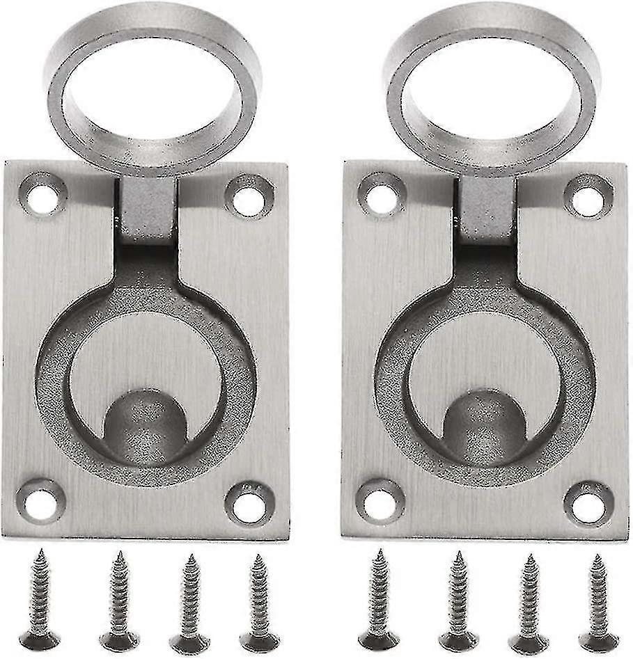 Hardware Accessories Yacht Square Pull Ring With 8 Nails