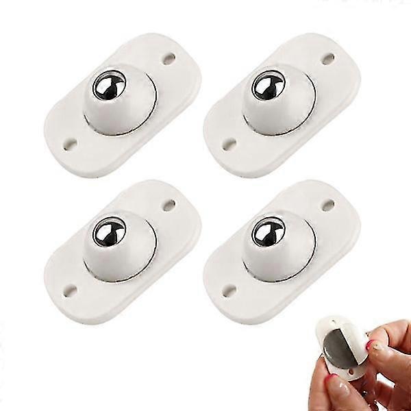 4-Pack - Self-adhesive Wheels / Furniture Wheels - Mini Multicolour