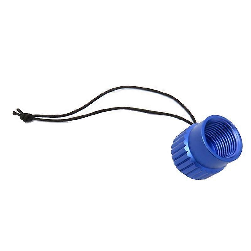 Scuba Diving Threaded Dust Cap Plug Cover Din 5/8-14NPS Dust Cap Tank Valve End Cap Accessory Part Blue
