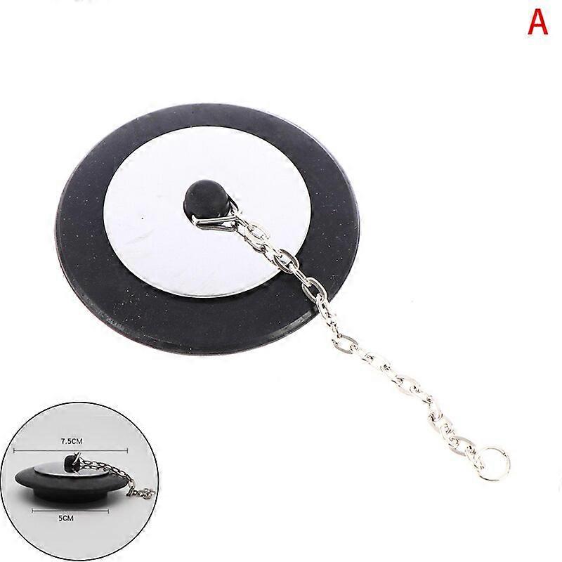 Rubber Choke Bathtub Drain Stopper With Chain Bath Plug Drain Tub StopperCraft Pipe Cleaners