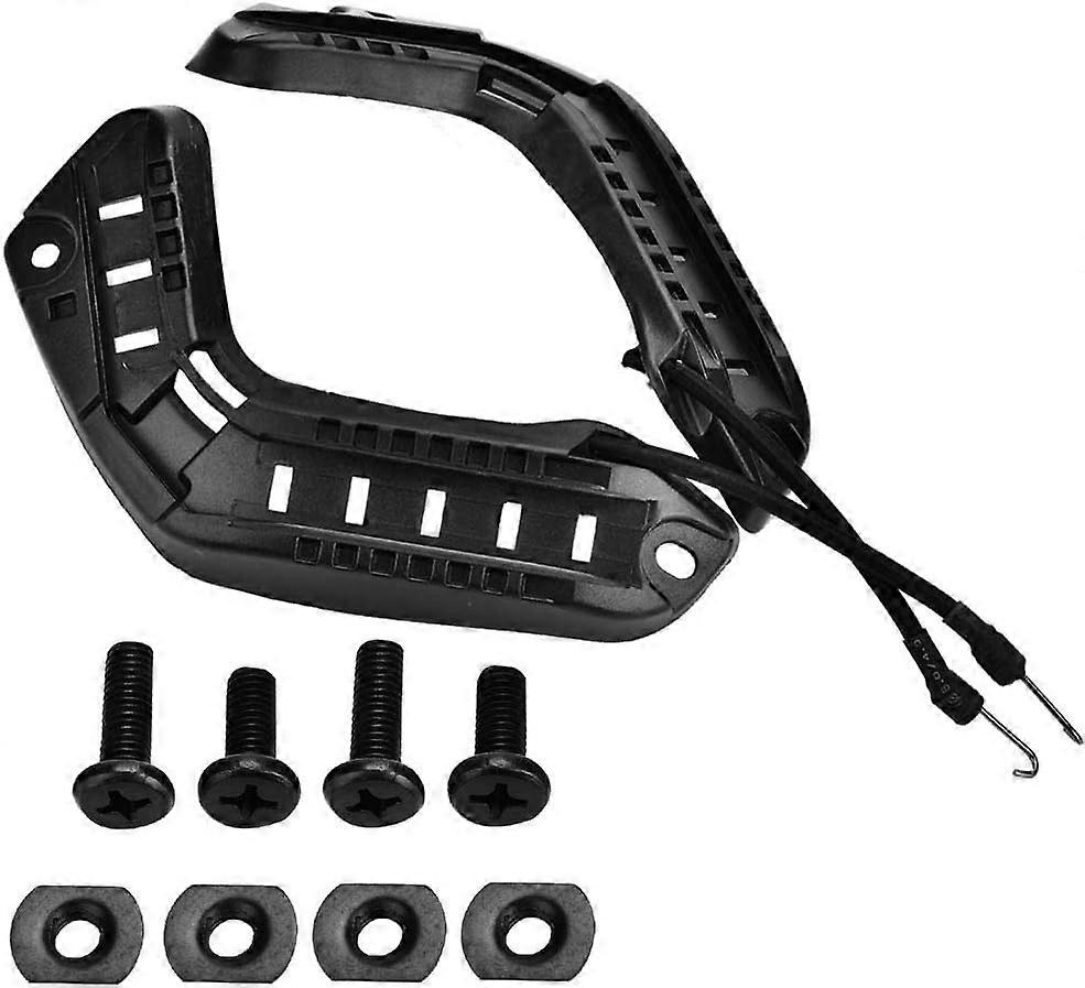 Side Rails for Tactic Military Combat Helmet, Rail Mount Helmet Adapter with Lanyard Mounting Screws Accessories, Black