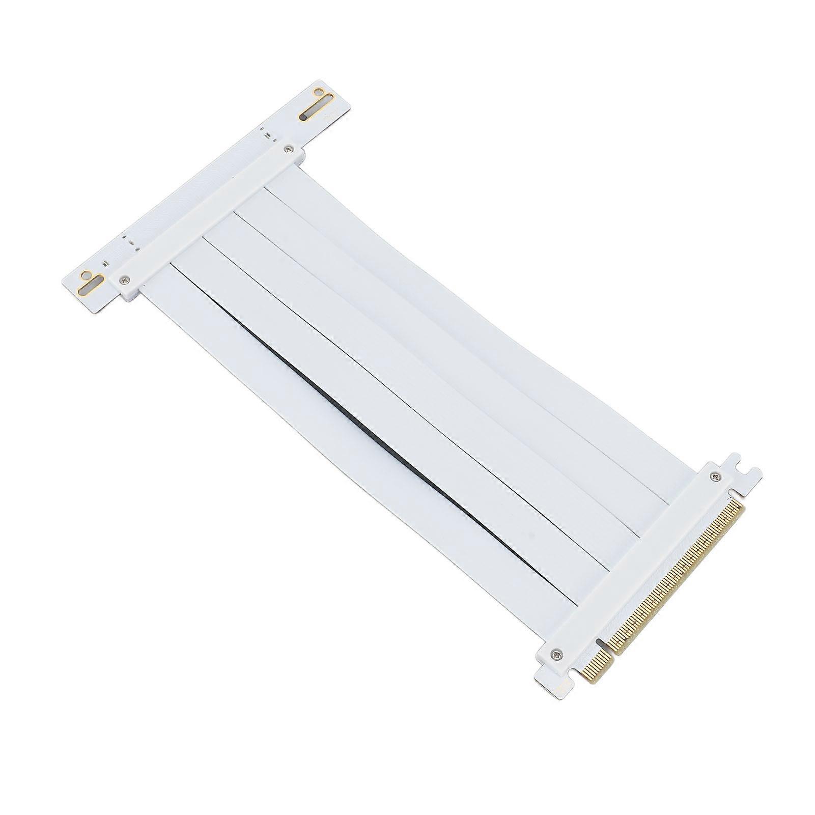 PCIe 4.0 X16 Extension Cable 90 Degree High Speed Flexible Graphics Card Extender Cable for RTX4090 RX8900 GPU 40cm/15.75in 