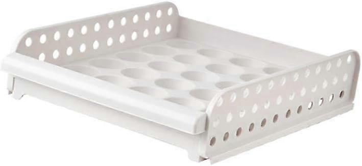 Plastic Fridge Egg Rack, Polypropylene, Single Layer, 33 * 26.5 * 14.3cm