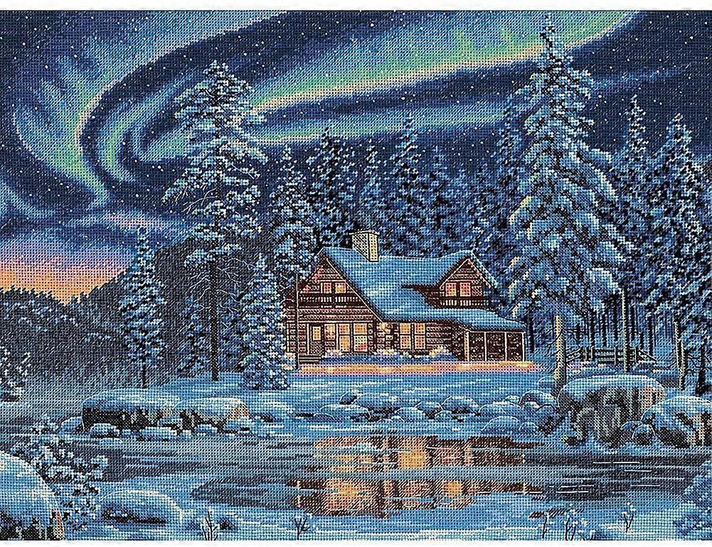 Getelde kruissteek, Aurora Cabin