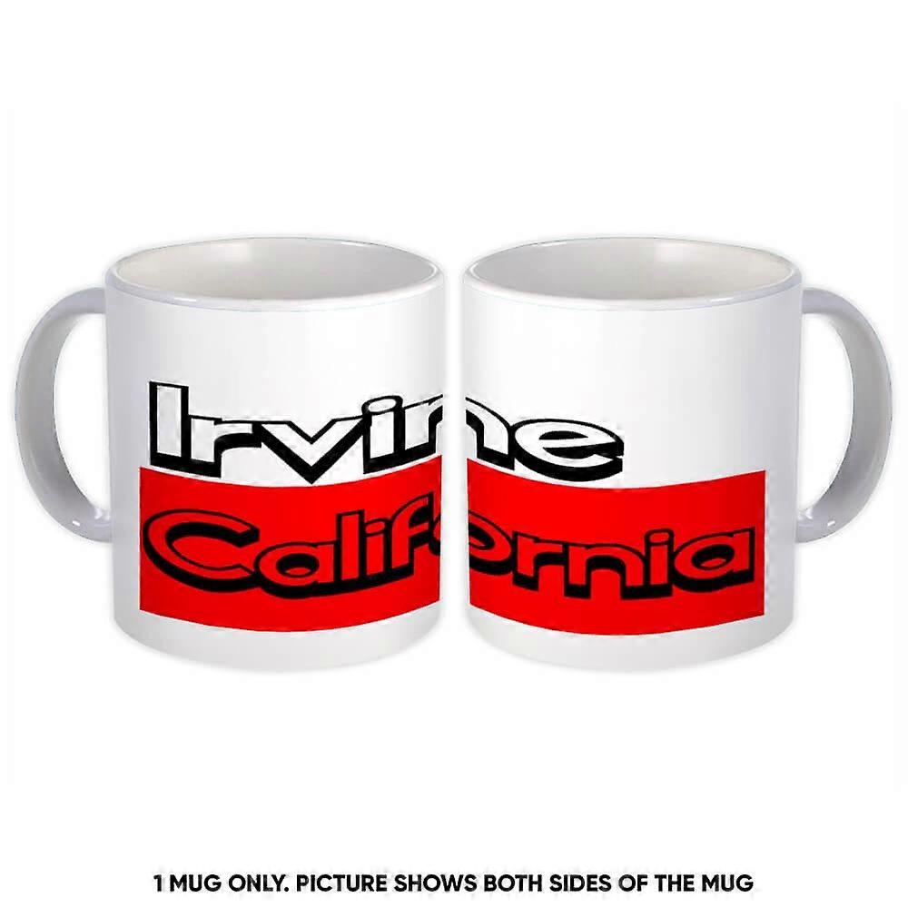 Gift Mug: Irvine California Rectangle