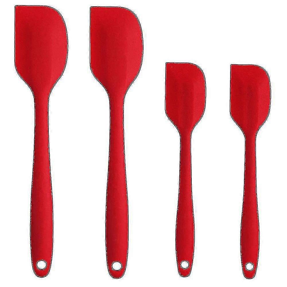 600f High Heat-resistant Premium Silicone Spatula Set, Seamless Design Non-stick Rubber With Cooking/baking Utensil Set Of 4 -New 2024 Tw