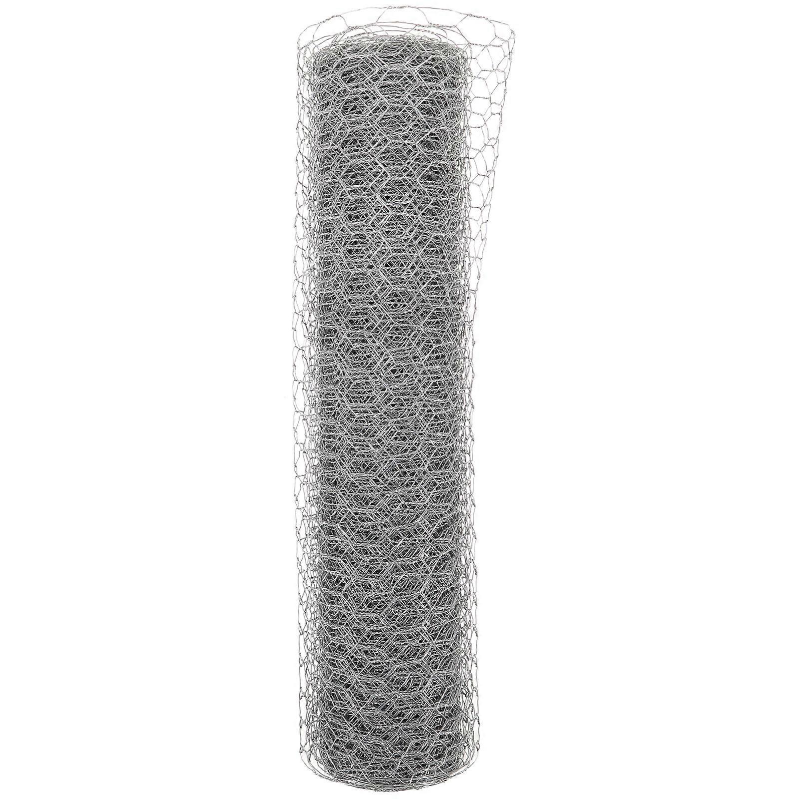 1 Roll of Chicken Wire Fencing Garden Poultry Wire Mesh Fence Yard Netting Barrier garden supply