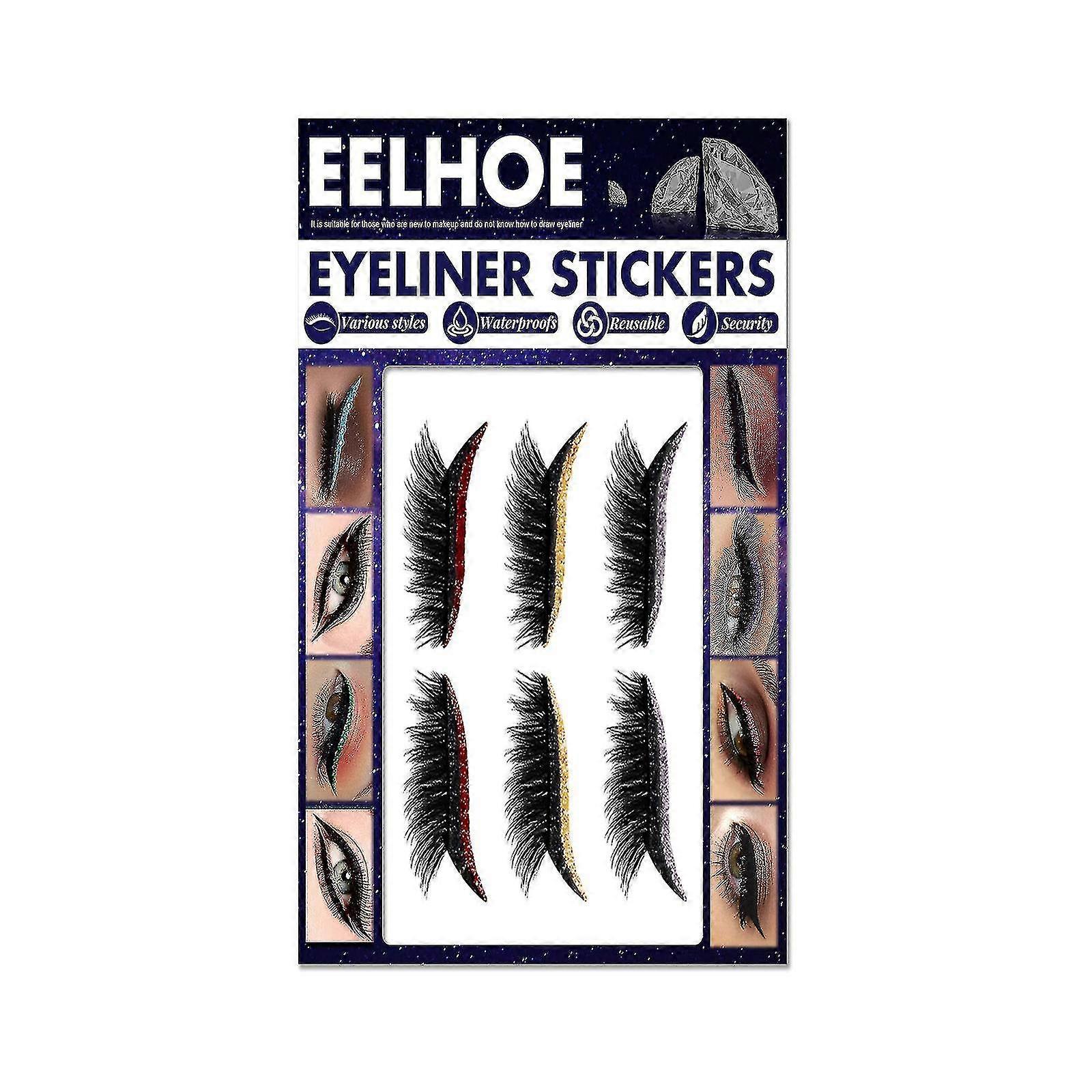 Self-adhesive Eyeshadow False Eyelashes Glitter Eyeliner