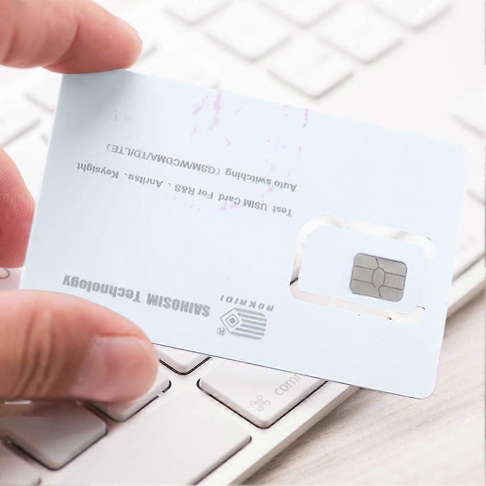 Programmable Blank SIM Card Writable Test USIM Card 2FF/3FF/4FF 2G GSM/3G WCDMA/4G LTE for Telecom Operator R&S Anritsu