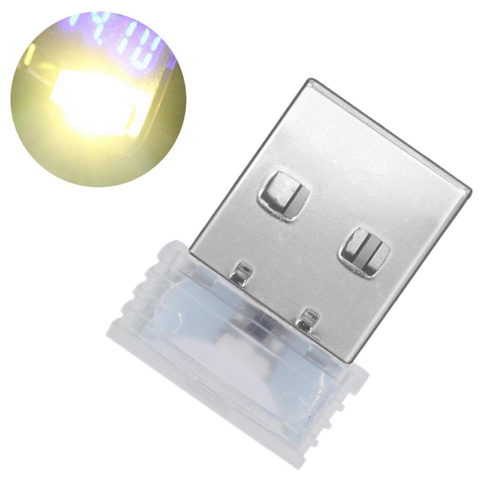 34mW Mini USB LED Lighting Auto Car Interior Light Decorative Ambient Lamp