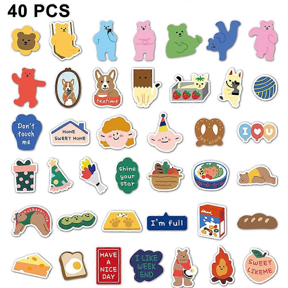 Stickers for Notebook 40 Packs, Waterproof  Stickers